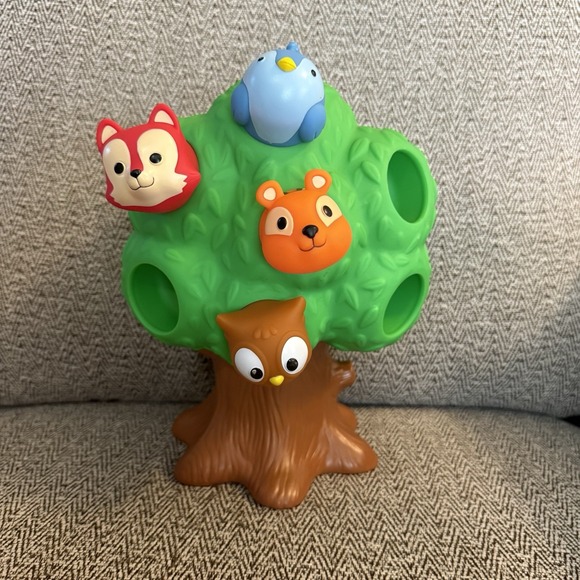 Lakeshore Tree Forest Friends Animals Toddler Baby Child Toy Learning Fine Motor - Picture 1 of 5